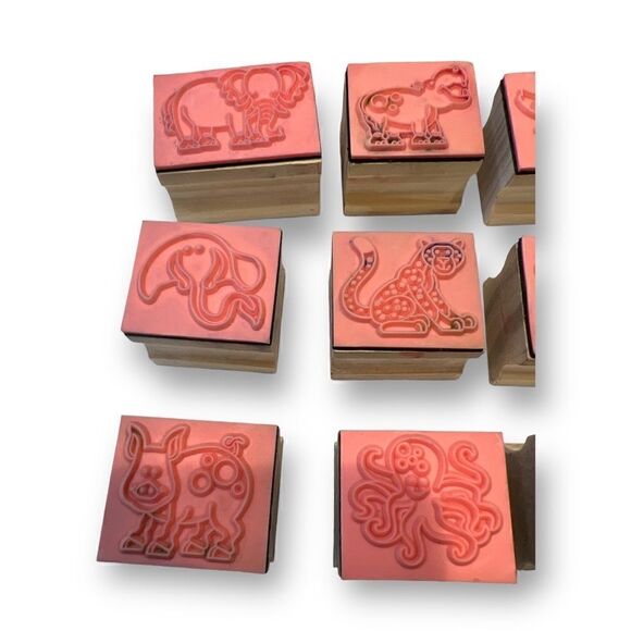 Animal  Rubber Stamps 13 Lot - Picture 5 of 6
